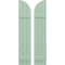 Ekena Millwork Americraft 3-Board (2 Batten) Wood Joined Board-n-Batten Shutters w/ Arch Top, ARW101BQ311X77SGH, PR ARW101BQ311X77SGH - alternate 1